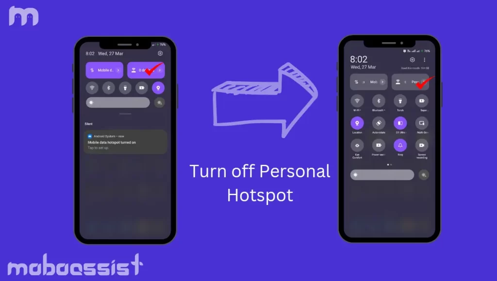 turn off personal hotspot